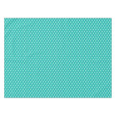 Nappe Motif à vagues Art déco - tons turquoise (Devant (Horizontal))