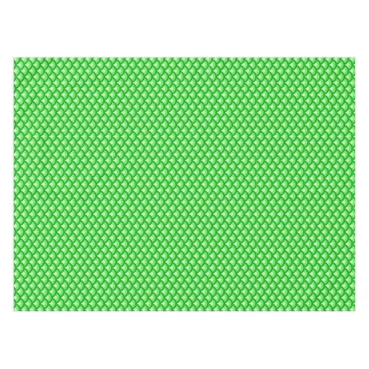 Nappe Motif à vagues Art déco - vert jade (Devant (Horizontal))
