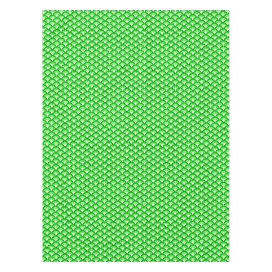 Nappe Motif à vagues Art déco - vert jade (Devant)