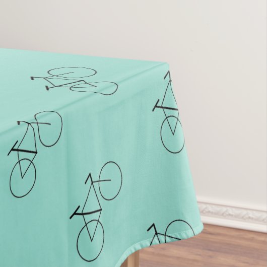 Nappe Motif à vélo en Robin Egg Blue Elegant (In Situ)