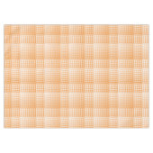 Nappe Motif Abstrait à Damier Orange et Blanc (Devant (Horizontal))