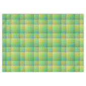 Nappe Motif Abstrait à Damier Vert Bleu (Devant (Horizontal))