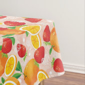 Nappe Motif abstrait avec la fraise (In Situ)