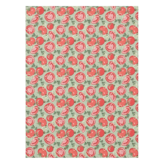 Nappe Motif abstrait avec la tomate (Devant)
