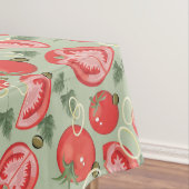 Nappe Motif abstrait avec la tomate (In Situ)