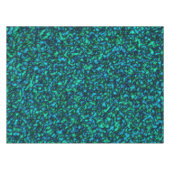 Nappe Motif Abstrait bleu et vert (Devant (Horizontal))