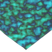 Nappe Motif Abstrait bleu et vert (Angle)