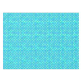 Nappe motif Abstrait - Bleu, Jade vert & Blanc (Devant (Horizontal))