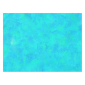 Nappe Motif Abstrait bleu turquoise (Devant (Horizontal))