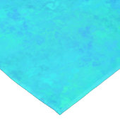 Nappe Motif Abstrait bleu turquoise (Angle)
