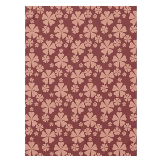 Nappe Motif Abstrait Brown à la boue (Devant)