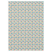 Nappe Motif Abstrait coloré (Devant)