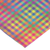 Nappe Motif Abstrait Coloré Damier (Angle)