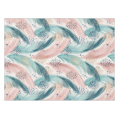 Nappe Motif Abstrait de brosse et de point d'or (Devant (Horizontal))