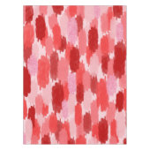 Nappe Motif Abstrait de brosses rose rouge (Devant)
