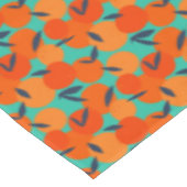 Nappe Motif Abstrait de fruits orange (Angle)