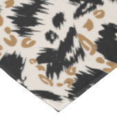 Nappe Motif abstrait de léopard africain bohème  (Angle)