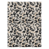 Nappe Motif abstrait de léopard africain bohème  (Devant)