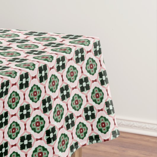 Nappe Motif abstrait de Noël funky boho rétro mignon (In Situ)