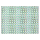 Nappe Motif abstrait de palmier d'aquarelle (Devant (Horizontal))