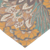 Nappe Motif abstrait de plume de paon (Angle)