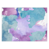 Nappe Motif Abstrait du camouflage bleu (Devant (Horizontal))
