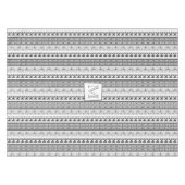 Nappe Motif Abstrait géométrique Aztec (Devant (Horizontal))