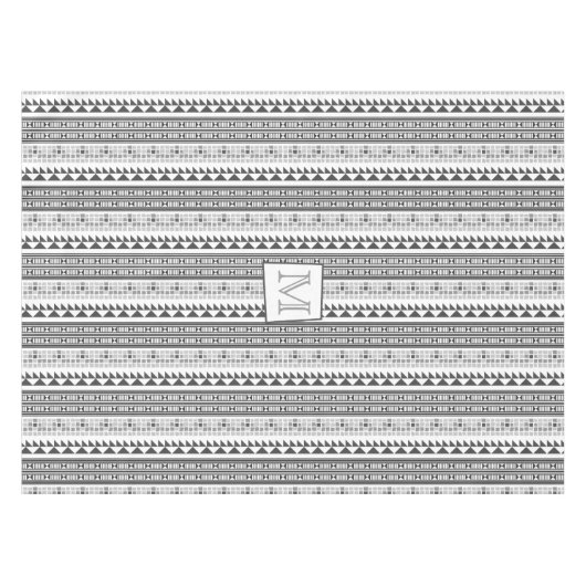 Nappe Motif Abstrait géométrique Aztec (Devant (Horizontal))