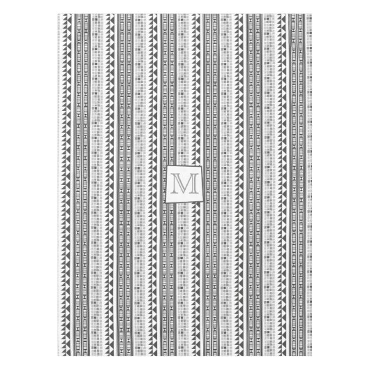 Nappe Motif Abstrait géométrique Aztec (Devant)