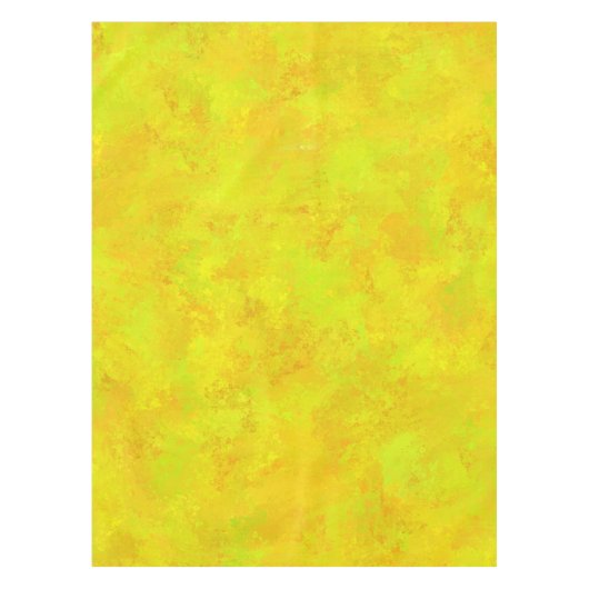 Nappe Motif abstrait jaune orange vert (Devant)