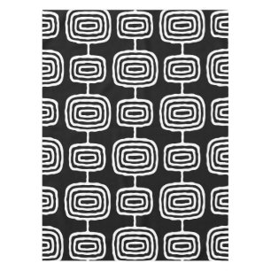 Nappe Motif Abstrait moderne du milieu du siècle