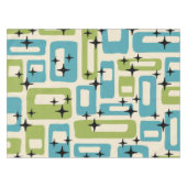 Nappe Motif Abstrait moderne du milieu du siècle (Devant (Horizontal))