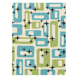 Nappe Motif Abstrait moderne du milieu du siècle