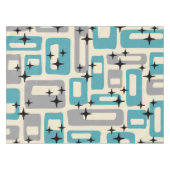 Nappe Motif Abstrait moderne du milieu du siècle (Devant (Horizontal))