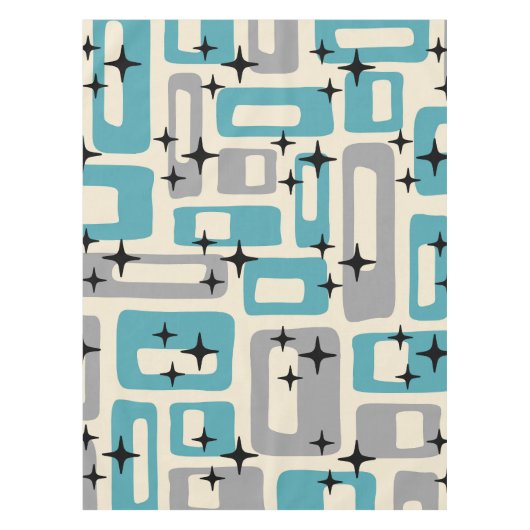 Nappe Motif Abstrait moderne du milieu du siècle (Devant)