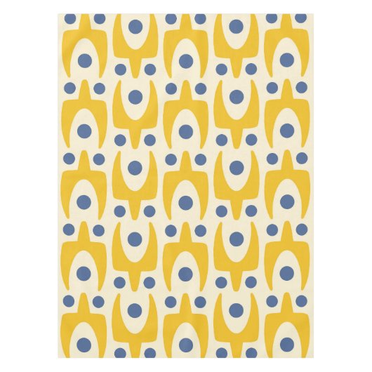 Nappe Motif Abstrait moderne du milieu du siècle (Devant)