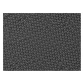 Nappe Motif Abstrait moderne noir et gris (Devant (Horizontal))