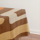 Nappe Motif Abstrait moderne rétro du milieu du siècle (In Situ)