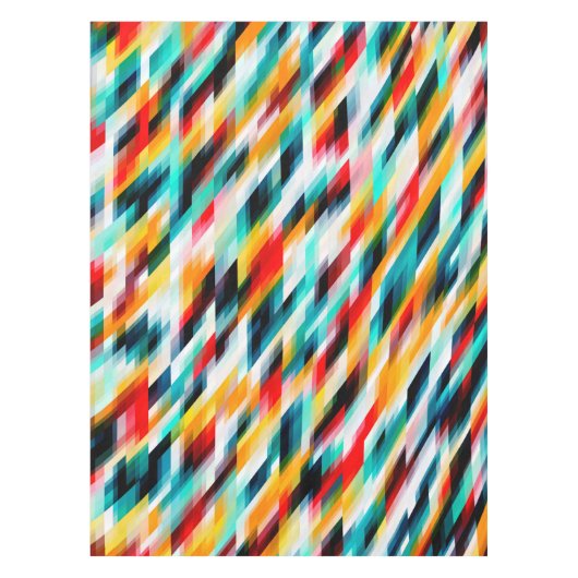 Nappe Motif Abstrait multicolore (Devant)
