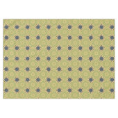 Nappe Motif Abstrait noir et jaune rétro (Devant (Horizontal))