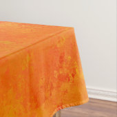 Nappe Motif Abstrait orange (In Situ)
