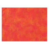 Nappe Motif Abstrait Orange Rouge (Devant (Horizontal))