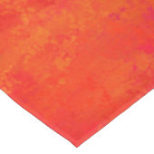 Nappe Motif Abstrait Orange Rouge (Angle)