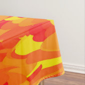 Nappe Motif Abstrait orange rouge jaune (In Situ)