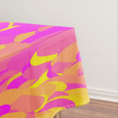 Nappe Motif Abstrait rose jaune orange (In Situ)