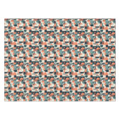 Nappe Motif Abstrait sans fil minimal - géométrique (1) (Devant (Horizontal))