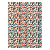 Nappe Motif Abstrait sans fil minimal - géométrique (1) (Devant)