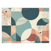 Nappe Motif Abstrait sans fil minimal - géométrique (2) (Devant (Horizontal))