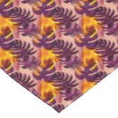 Nappe Motif abstrait simple avec feuilles de monstera, f (Angle)