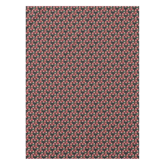 Nappe Motif abstrait tiré par la main de pastèque (Devant)